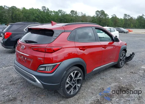 2022 Hyundai Kona Limited z USA, uszkodzony, nr VIN KM8K53A30NU861307